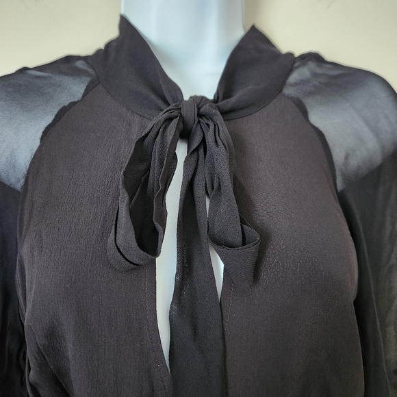 NWT Free People | Smoke Rings Floral Embroidered Sleeve Jumpsuit - Size 8 - Picture 5 of 14